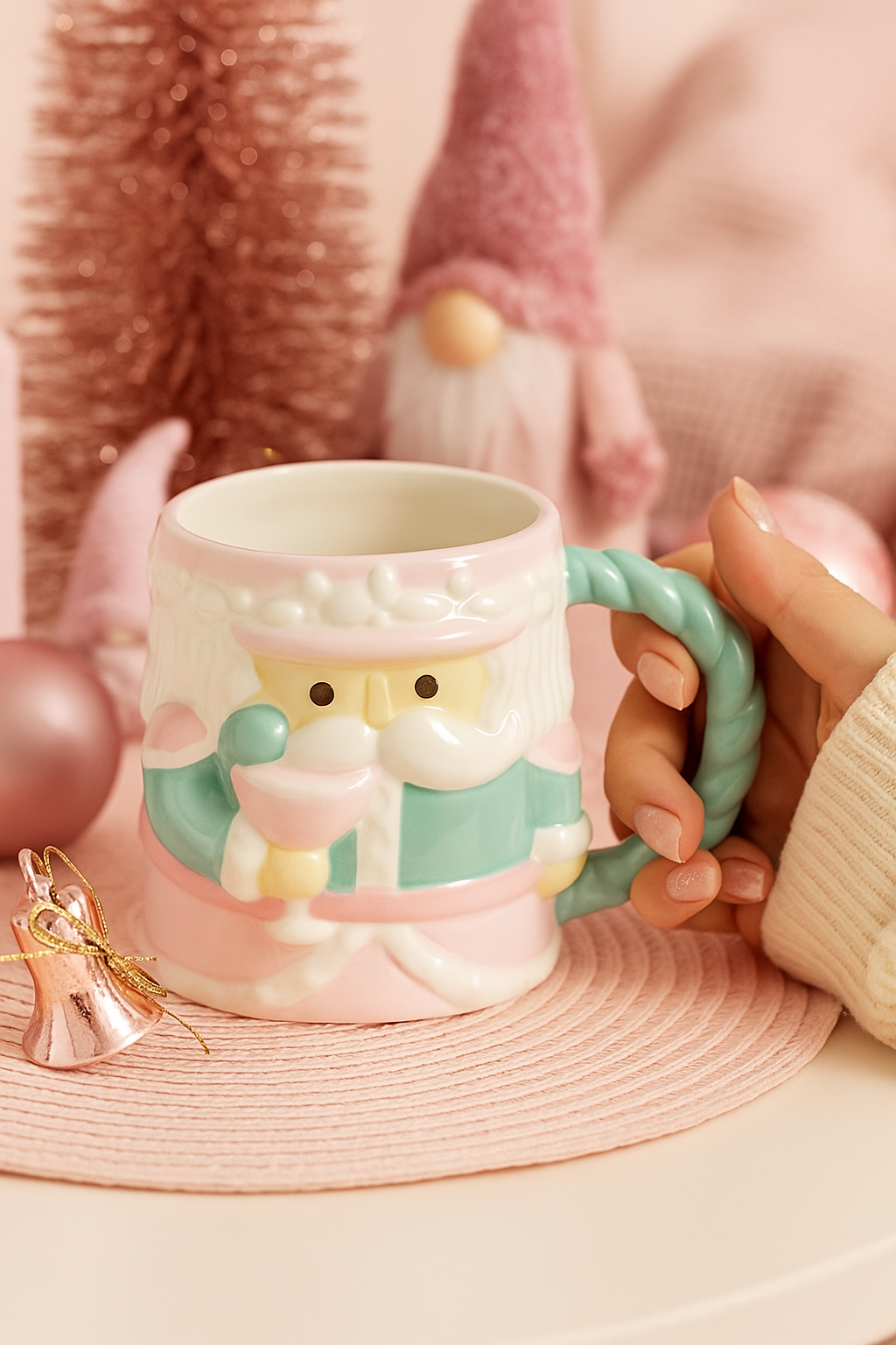 Santa Claus Martini Ceramic Christmas Mug Tasse