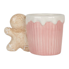 Lade das Bild in den Galerie-Viewer, Gingerbread Man Mug Lebkuchenmann Tasse Rosa

