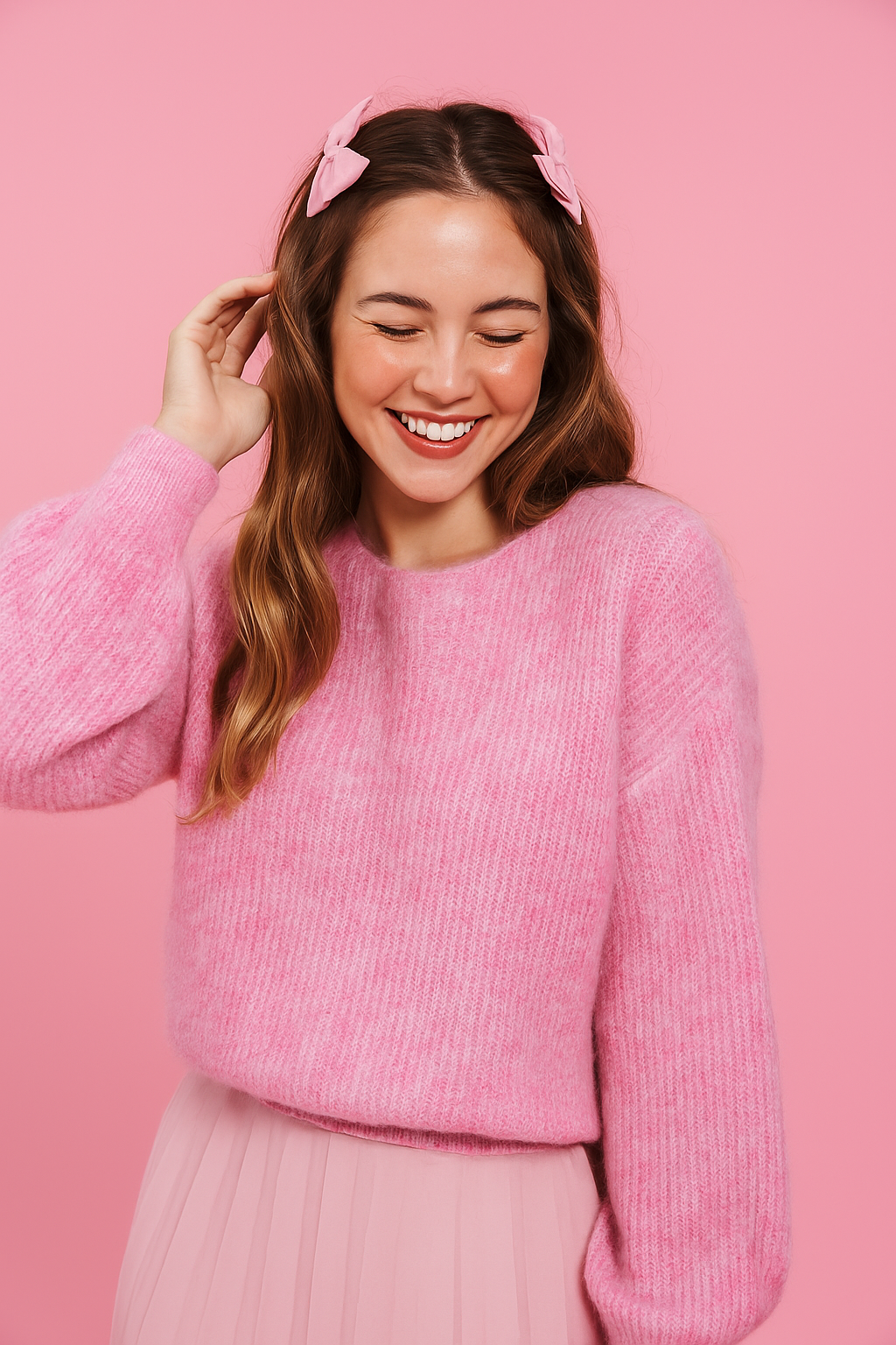 Sweater Pullover Wollmix Cotton Candy Amy