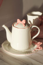 Lade das Bild in den Galerie-Viewer, Bow Coquette Teekanne Teapot Ribbon
