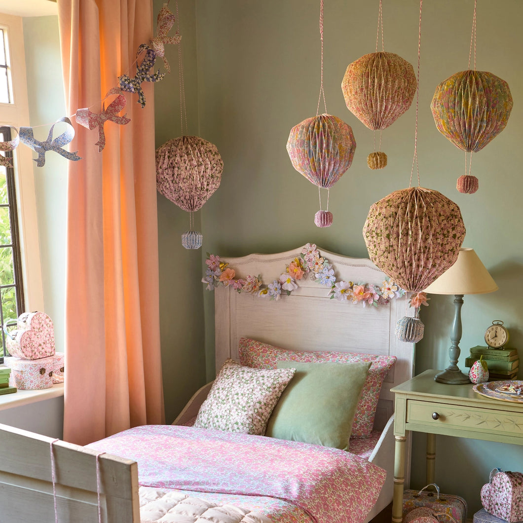 Meri Meri X Liberty London Origami Balloon Decorations