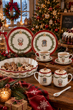 Lade das Bild in den Galerie-Viewer, Porcelain Vintage Mug Tasse Nostalgic Christmas
