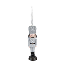 Lade das Bild in den Galerie-Viewer, Christmas Nutcracker Nussknacker Silver Anhänger 13 cm
