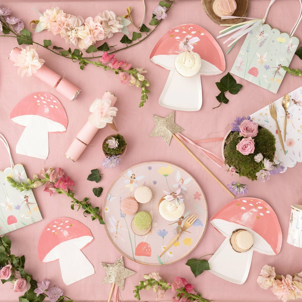 Meri Meri Fairy Plates Fee Teller 8er Pack