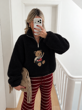 Lade das Bild in den Galerie-Viewer, Teddy Bear Zip Fleece Sweater Pullover
