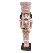 Lade das Bild in den Galerie-Viewer, Christmas Nutcracker Nussknacker Figur Pink Glitter 16 cm
