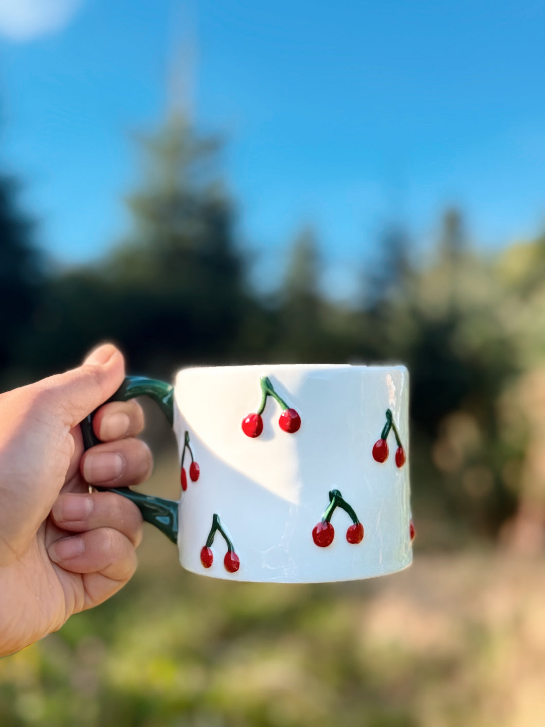 Cherry Kirsche Ceramic Cup Tasse 200 ml