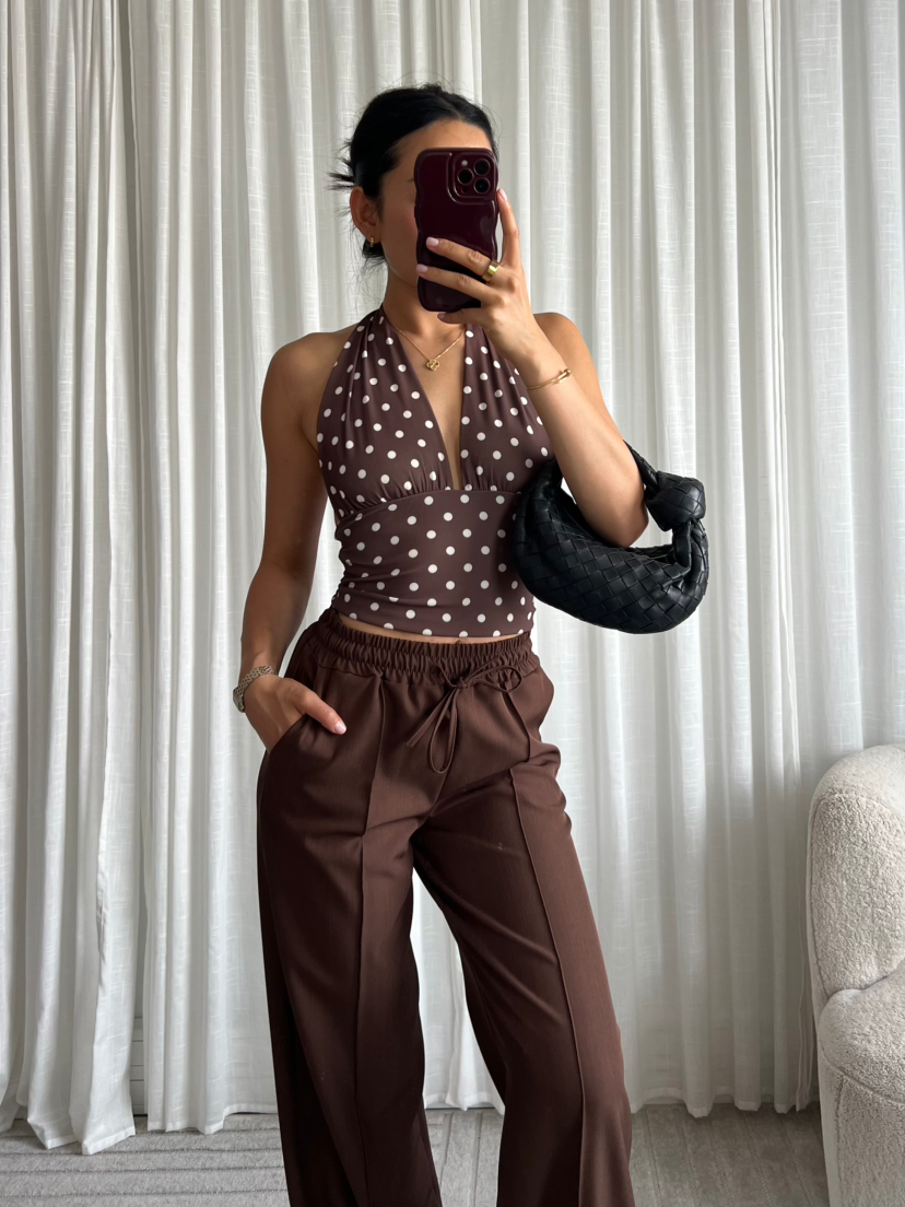 Halter Top Polka Dot Pünktchen Trina