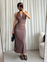 Lade das Bild in den Galerie-Viewer, Halter Top Polka Dot Pünktchen Trina
