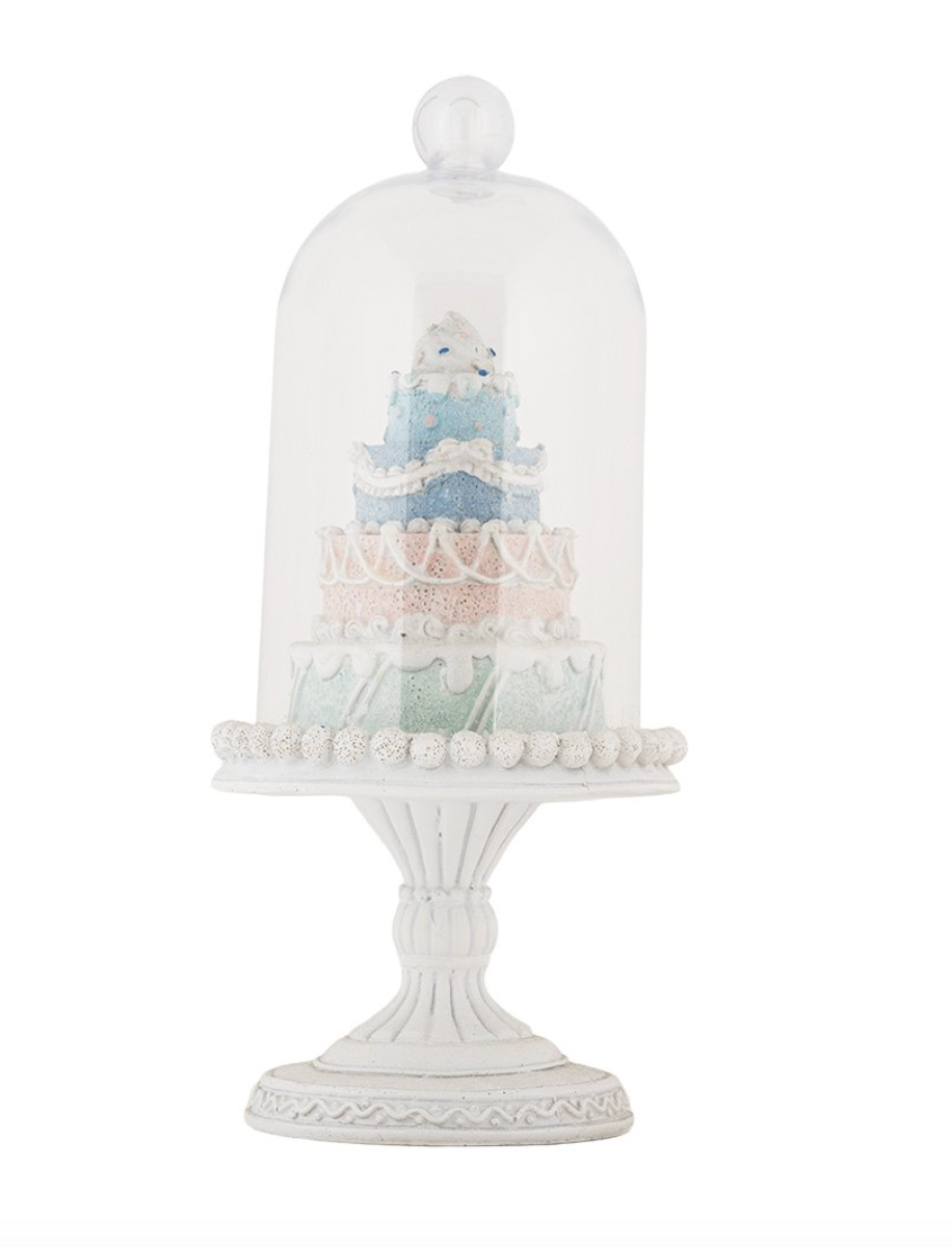 Glasglocke Etagere Dekoration Cake Ø 13x27