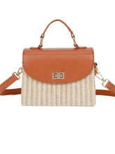 Lade das Bild in den Galerie-Viewer, Mini Raffia Box Bag Tasche Tessa
