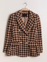 Lade das Bild in den Galerie-Viewer, Houndstooth Wool Blazer &quot;Zia&quot;

