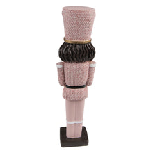 Lade das Bild in den Galerie-Viewer, Christmas Nutcracker Nussknacker Figur Pink Glitter 16 cm
