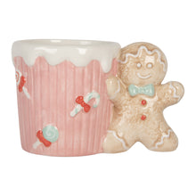 Lade das Bild in den Galerie-Viewer, Gingerbread Man Mug Lebkuchenmann Tasse Rosa
