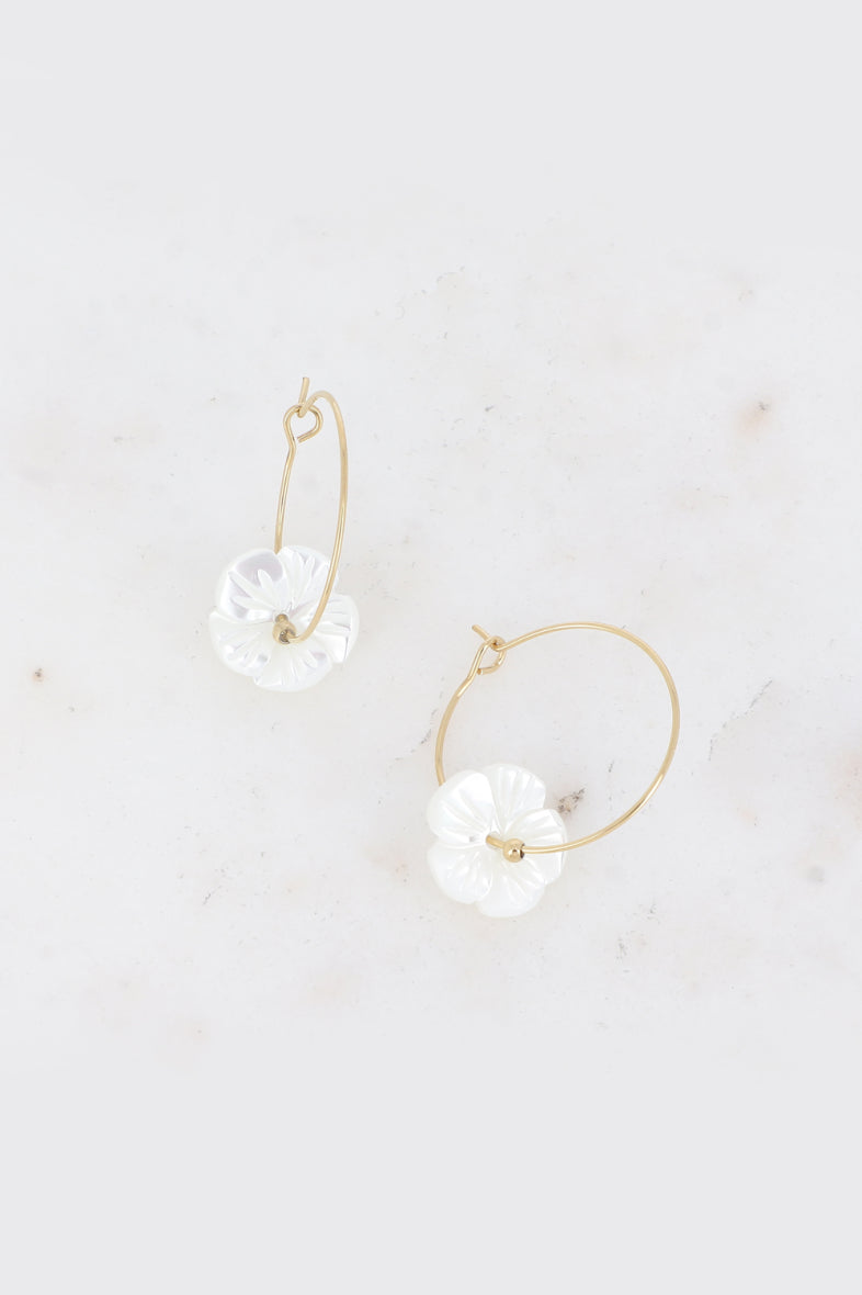 Earrings Ohrringe Mother of Pearl 