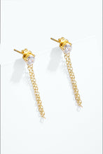 Lade das Bild in den Galerie-Viewer, Ohrring Earrings Zoe Stone Chain
