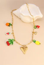 Lade das Bild in den Galerie-Viewer, Kette Charm Necklace Fruity

