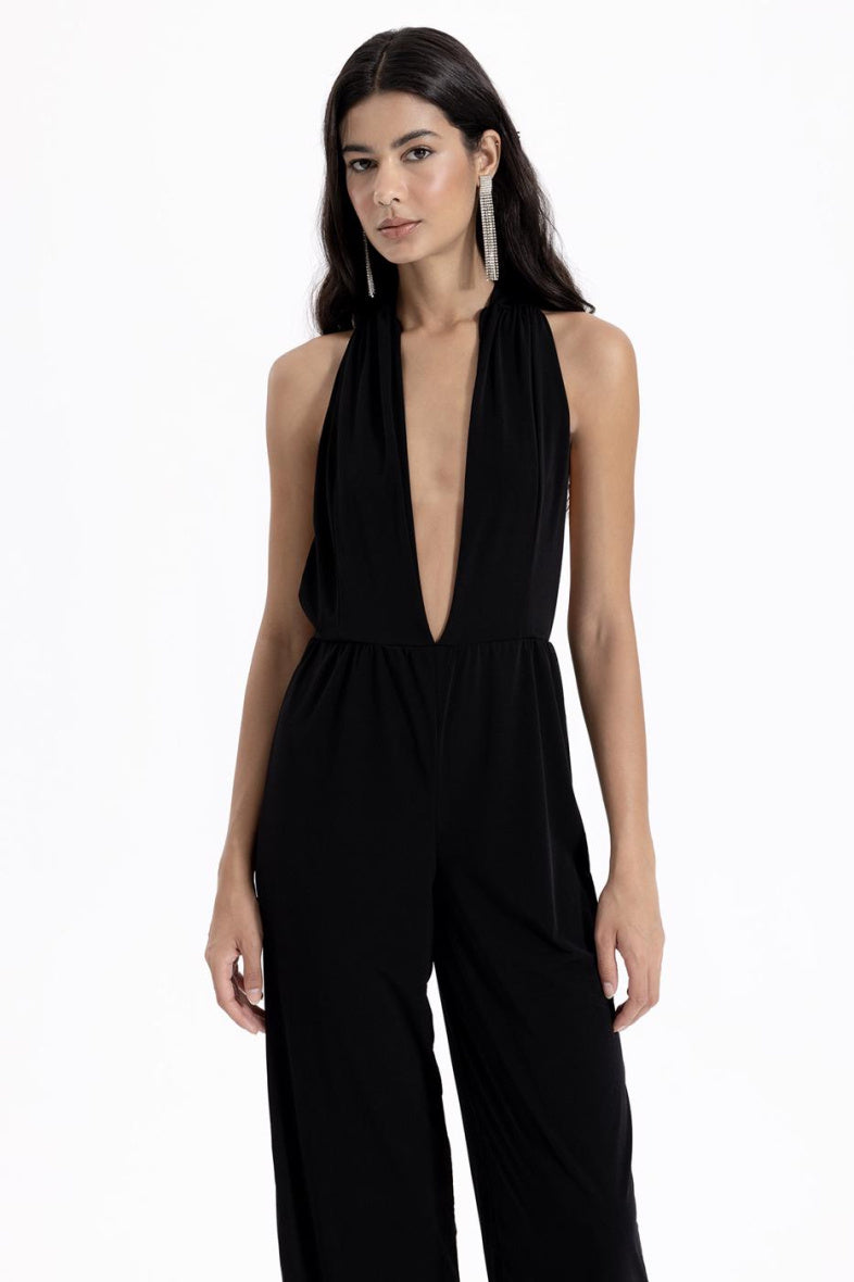 Open Back Jumpsuit 