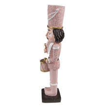 Lade das Bild in den Galerie-Viewer, Christmas Nutcracker Nussknacker Figur Pink Glitter 16 cm
