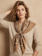 Lade das Bild in den Galerie-Viewer, Square Scarf Schal Tuch Bandana Paisley 110cm
