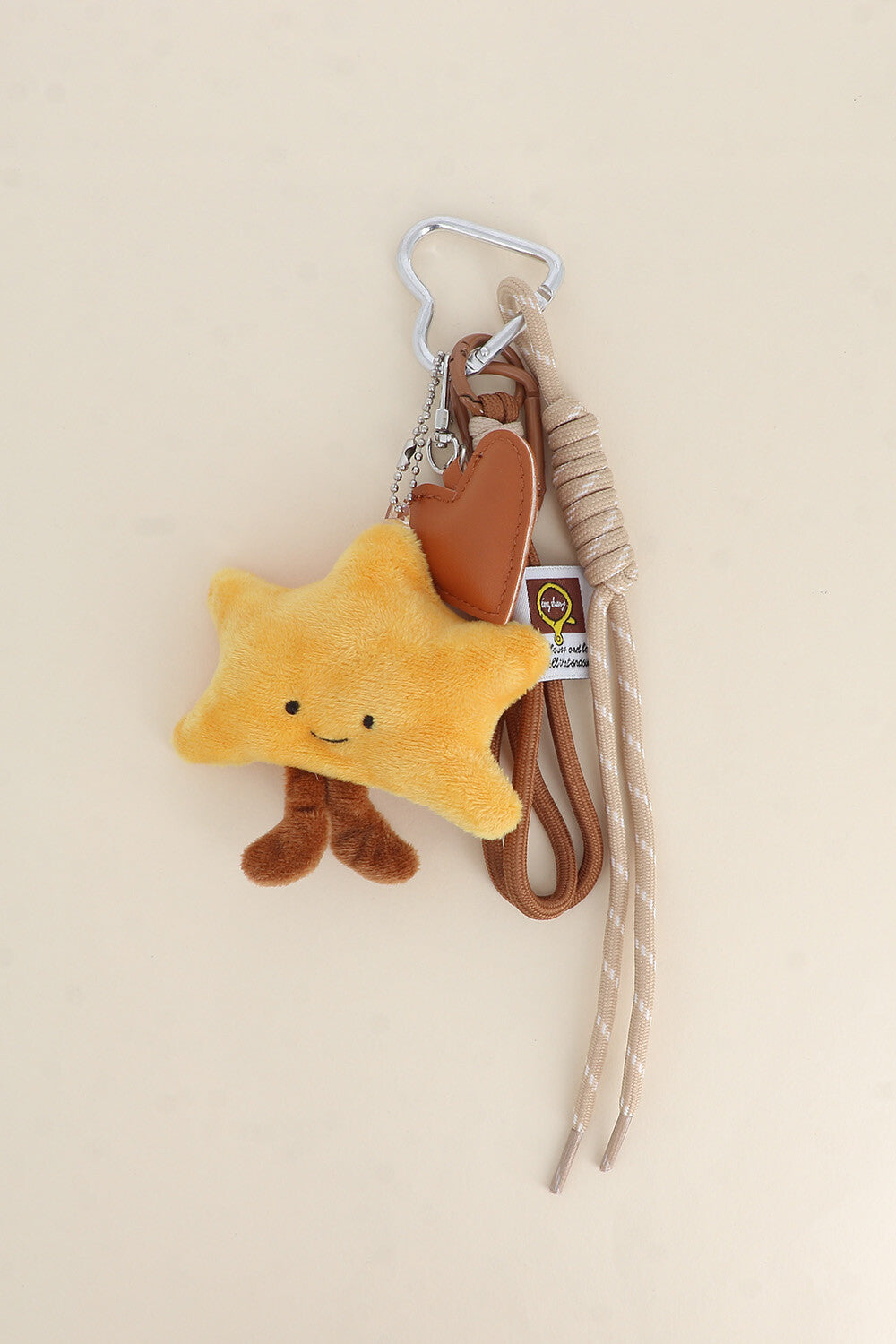 Bag Charm Taschenanhänger Happy Sun Smiley