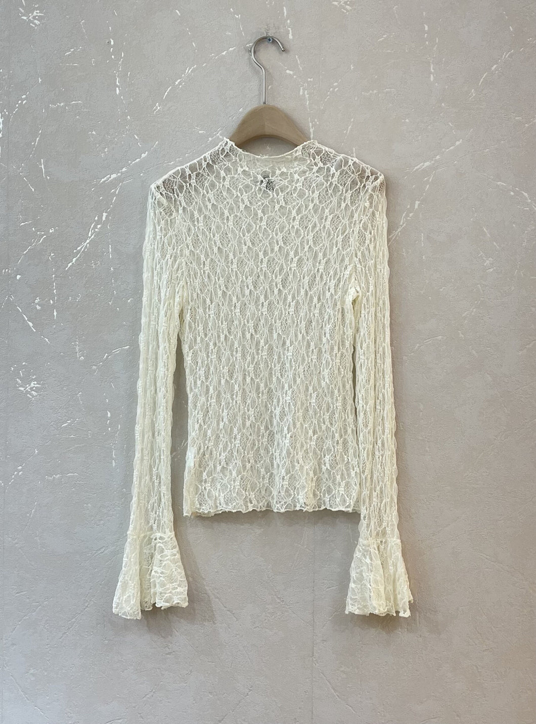 Lace Top Sweater Spitzenpullover