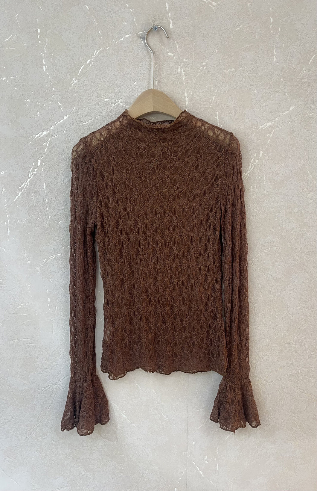 Lace Top Sweater Spitzenpullover