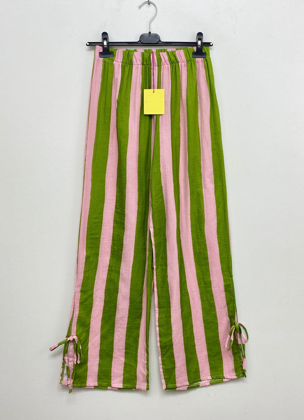 Bow Wide Leg Cotton Pants Schleife Hose 