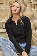 Lade das Bild in den Galerie-Viewer, Sweater Collar Pullover mit Polokragen &quot;Ivy&quot;
