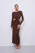 Lade das Bild in den Galerie-Viewer, Cut-out Stretch Maxi Dress Kleid Hannah
