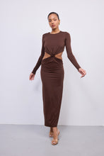 Lade das Bild in den Galerie-Viewer, Cut-out Stretch Maxi Dress Kleid Hannah

