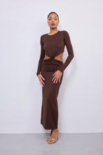 Lade das Bild in den Galerie-Viewer, Cut-out Stretch Maxi Dress Kleid Hannah
