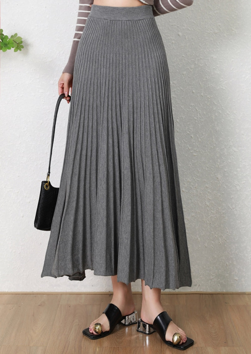 Knit Skirt Strick Rock Midi 