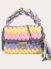 Lade das Bild in den Galerie-Viewer, Braided Handbag Crossbody Bag Häkeltasche Umhängetasche &quot;Jolly&quot;
