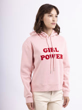 Lade das Bild in den Galerie-Viewer, Embroidered Hoodie Kapuzenpullover &quot;GIRL POWER&quot;
