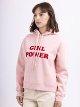 Lade das Bild in den Galerie-Viewer, Embroidered Hoodie Kapuzenpullover &quot;GIRL POWER&quot;
