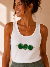 Lade das Bild in den Galerie-Viewer, Ribbed Tanktop Top Olive
