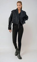 Lade das Bild in den Galerie-Viewer, Short Cropped Trenchcoat Jacke Fiona
