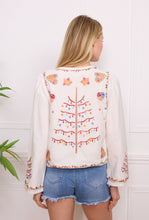 Lade das Bild in den Galerie-Viewer, Bohemian Embroidered Floral Jacket Jacke Isabel
