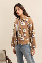 Lade das Bild in den Galerie-Viewer, 3D Flower Floral Jacket Jacke Daisies
