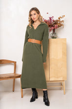 Lade das Bild in den Galerie-Viewer, Knit Midi Dress Strickkleid &quot;Naomi&quot;
