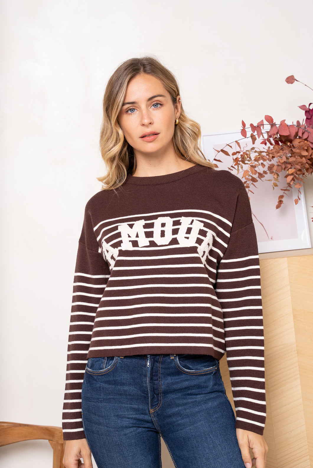 Striped Sweater Pullover AMOUR