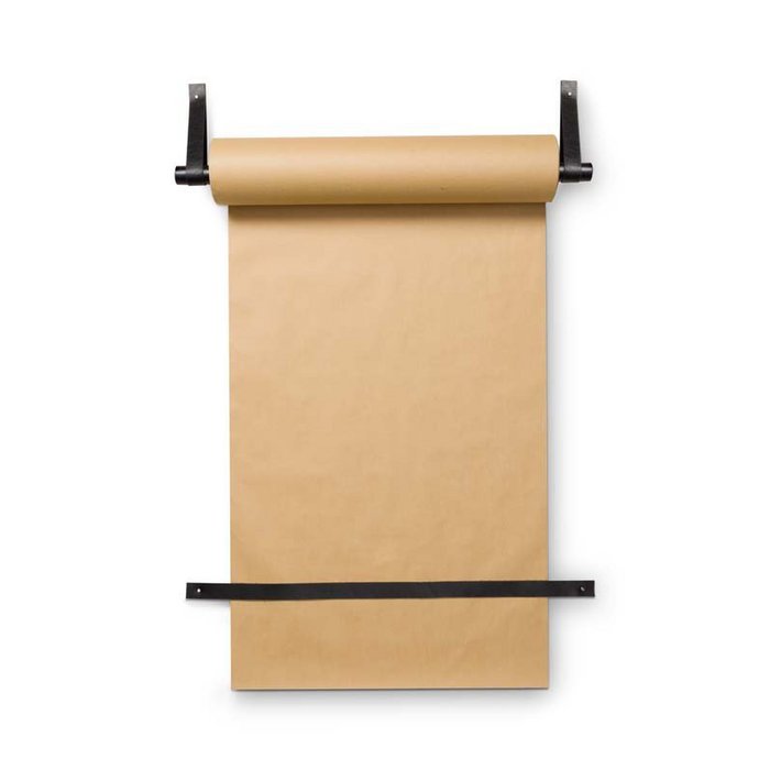 Wall Roll Holder Leather Loop with Paper