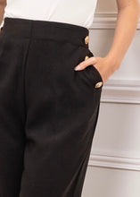 Lade das Bild in den Galerie-Viewer, High Waist Tapered Peg Military Trousers Hose
